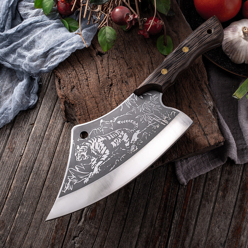 12.3-inch Premium 5Cr15Mov Stainless Steel Chef's Knife - Ergonomic and  Versatile for Professional Cooking – Cleaver-Market