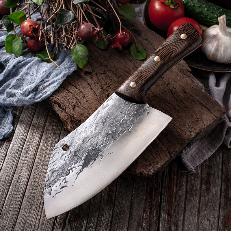Professional Handmade Forged Kitchen Knife 5Cr15Mov High Carbon