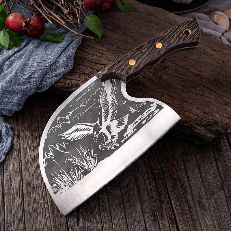 Handcrafted Chinese Kitchen Knife - High-Carbon Clad Steel - Precision and  Durability – Cleaver-Market