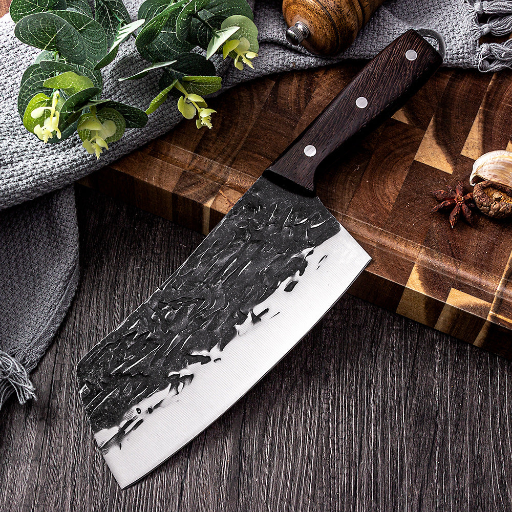 High Carbon Stainless Steel Chef Cleaver Utility Kitchen Knife Set