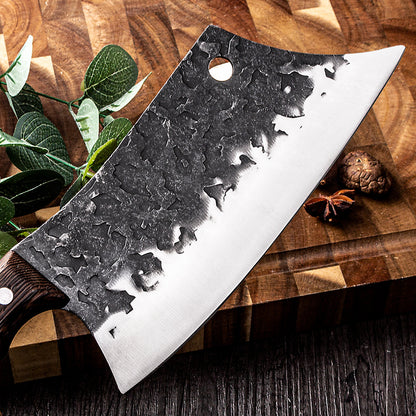 Forged Boning Knife with Wing Wood Handle - 5Cr15 MOV Stainless Steel,  Handcrafted – Cleaver-Market