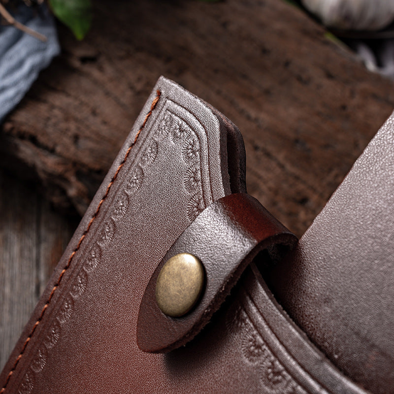 Leather Sheath for 7.25′′ Meat Cleaver